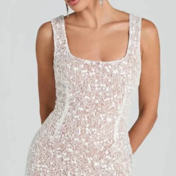 Nadine Merabi — Louisa White Dress - Picture 5 of 5